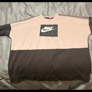 Green cream Nike sweater extra large